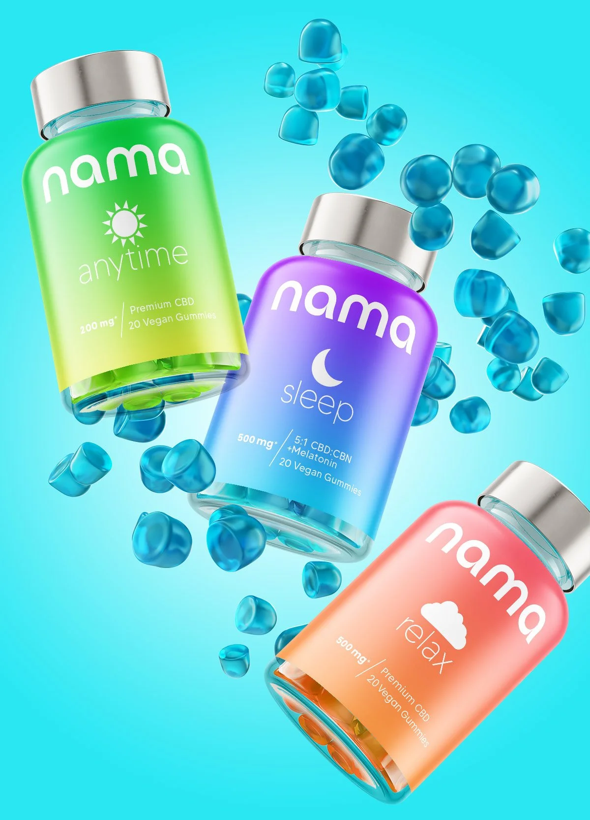 Nama Label Design For CBD California